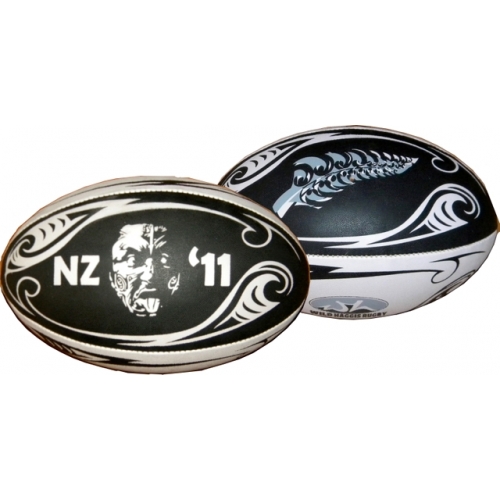 NZ 2011 Maori Warrior Custom Rugby Ball